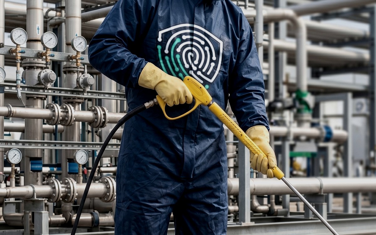 KPRS Clean industrial pressure washing at a processing plant